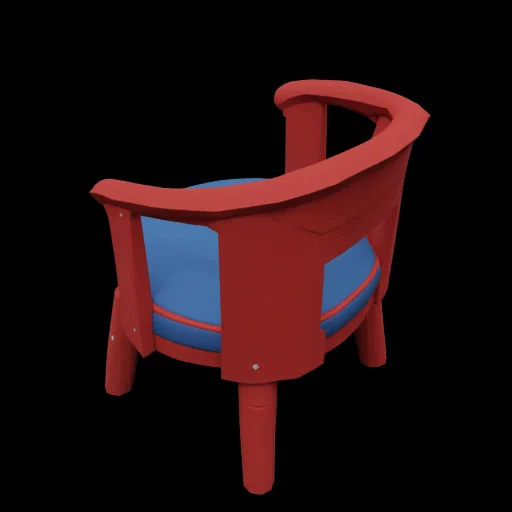 Three-legged Chair, generated by Forgeon