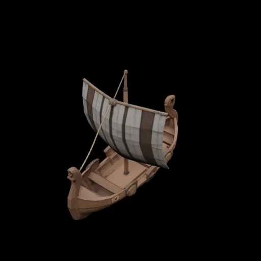 Viking Longboat, generated by Forgeon