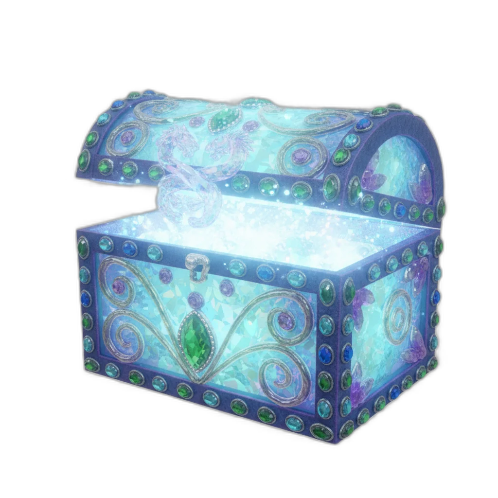 Generated enchanted chest frame: opening