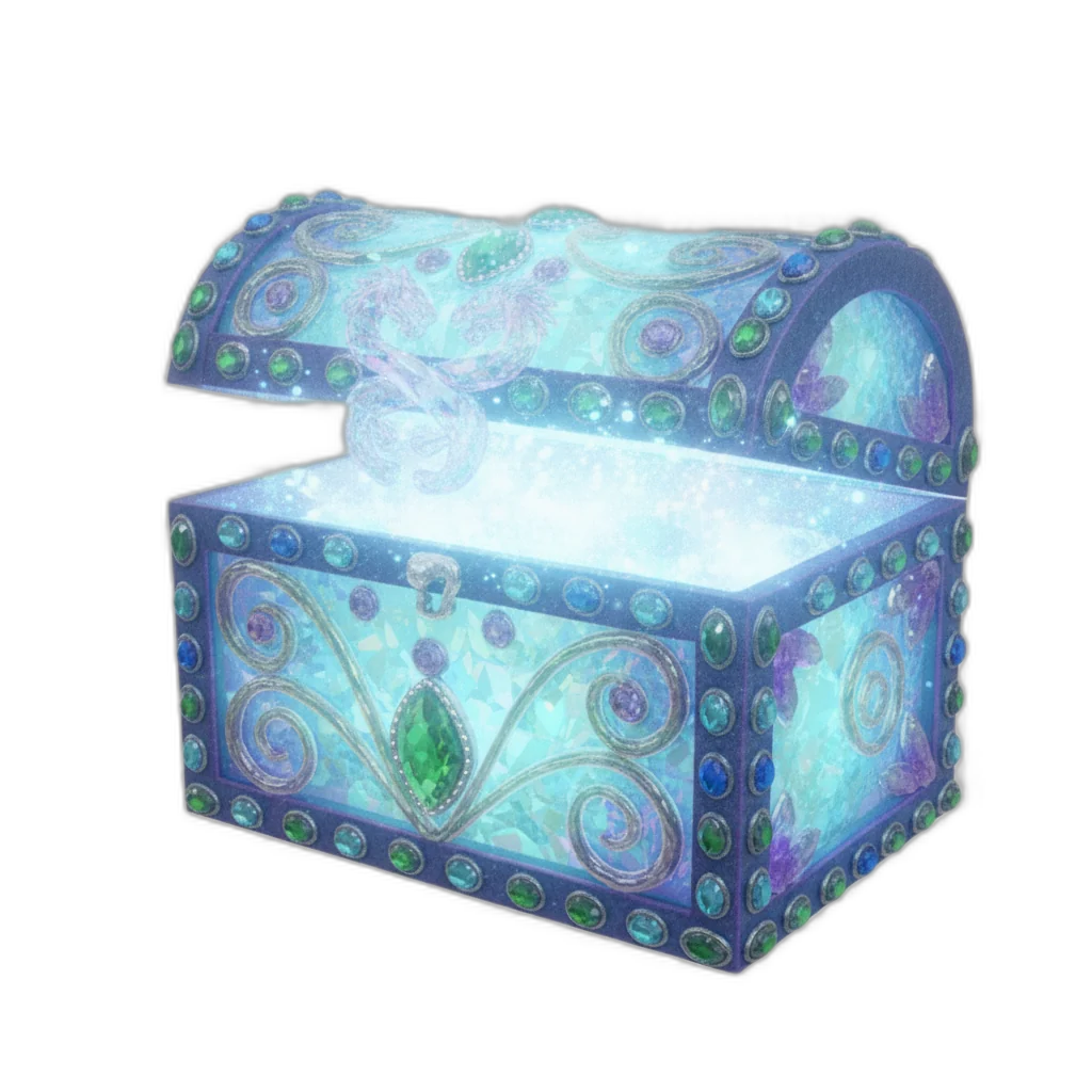 Generated enchanted chest frame: open